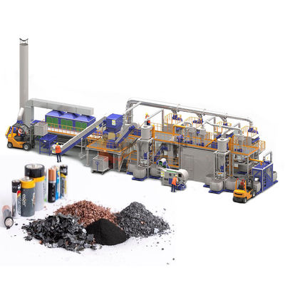 Schrott-Autobatterien-Recyclingmaschine mit PLC-PC-Touchscreen-Steuerung