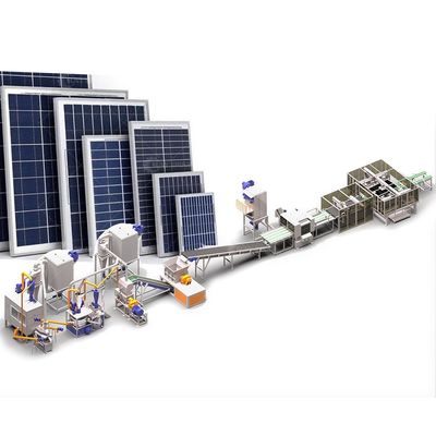 200-1000 kg/h Kapazität Kartonmaterialien Solarzellen Recyclinggeräte für das Recycling