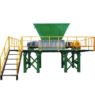 Stahlstahlschredder für Schrottplatten und Automobilradknoten 2300KG Produktionsanlage