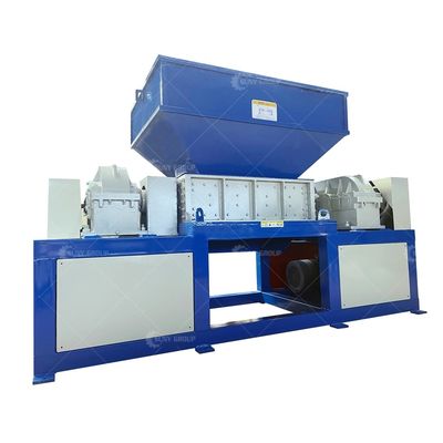 Doppelschacht-Schredder für Altkautschuk, Pu-Schaum-Metallabfall-Recyclinggeräte