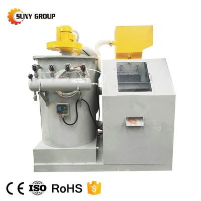 Endprodukt Kupfer- und Kunststoffgranulate aus der Kupferdrahtrecyclingmaschine