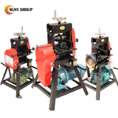 220V/380V Drahtstreifen Kabelschrott Maschine Automatische Schälanlage 1-150mm