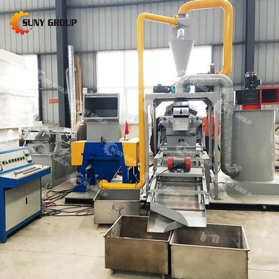 Professionelle Kabeldrahtgranulationsmaschine für das Recycling von Kunststoff und Kupfer aus Trockenbau