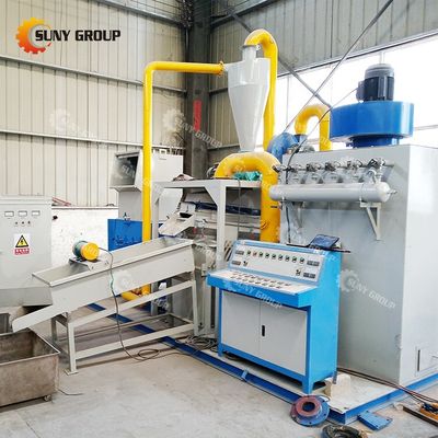 Erdkabel Kupferdrahttrennmaschinen-Recycling-Anlage mit PLC-Kernkomponenten