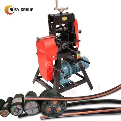 4.5kw Schrott Kupferdraht Schälmaschine Kupfer von Gummi/Kunststoffgehäusen trennen