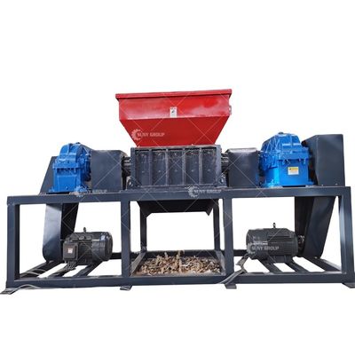 15kW Doppelwellen-Schrottmaschine Metallzerstörer für die Zerkleinerung und Wiederverwertung von Metallabfällen