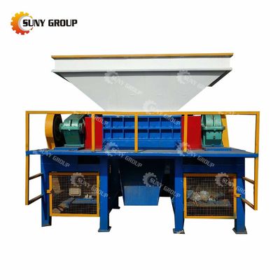 15kW Doppelwellen-Schrottmaschine Metallzerstörer für die Zerkleinerung und Wiederverwertung von Metallabfällen