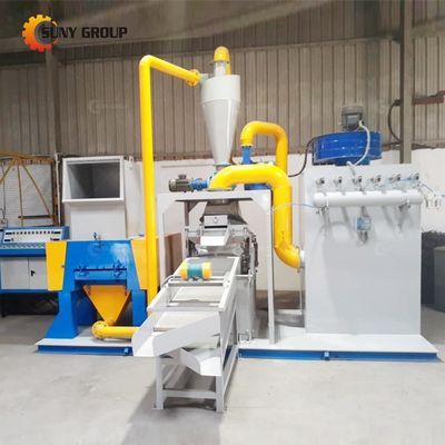 100-1000 kg Kapazität Schrott Kupferkabel Draht Granulator und Separator Recycling Maschinen