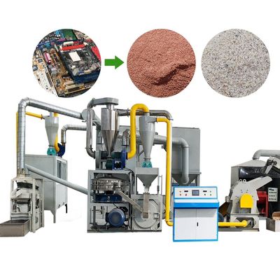 Luftstrom-Separator Raffination Kupfer Gold Recovery Scarp PCB Recycling-Maschine mit Best
