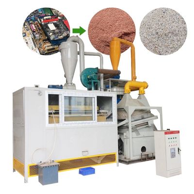 Luftstrom-Separator Raffination Kupfer Gold Recovery Scarp PCB Recycling-Maschine mit Best