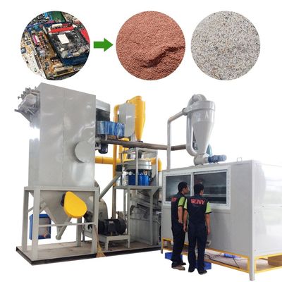 Luftstrom-Separator Raffination Kupfer Gold Recovery Scarp PCB Recycling-Maschine mit Best