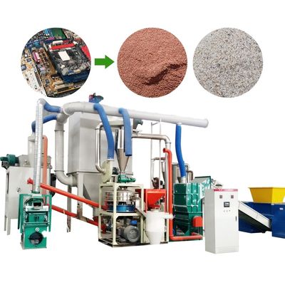 Luftstrom-Separator Raffination Kupfer Gold Recovery Scarp PCB Recycling-Maschine mit Best