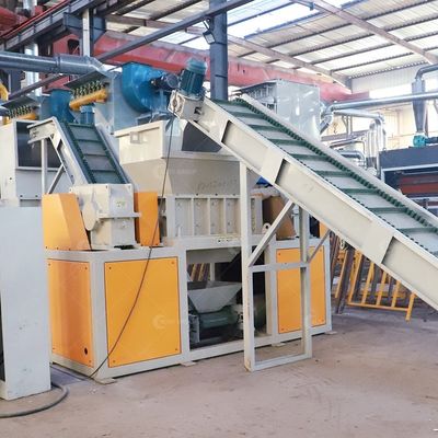 Oberfläche der PCB-Board-Separation Recycling-Maschine Endprodukte Kupfer und Harz Pulver