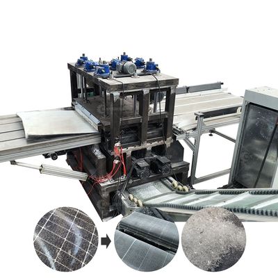 Maschine zum Abstreifen von Glas aus Solarzellen mit hoher Kapazität und Effizienz von 1400 bis 2000 kg pro Stunde