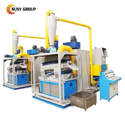 100-1000 kg Kapazität Schrott Kupferkabel Shredder und Granulator Recycling Anlage Linie
