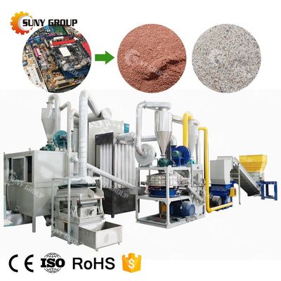 55 kW Leistung Elektronische PCB-Recyclingmaschine für PCB-Abfälle und andere elektronische Abfälle