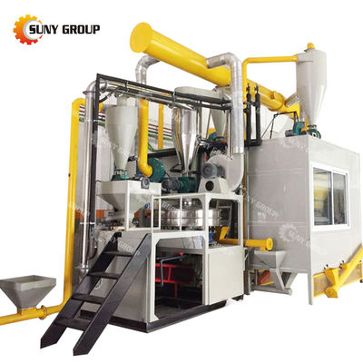 Recycling von medizinischen Blasen mit 55 kW vollautomatischer Aluminiumplastiktrennungsanlage