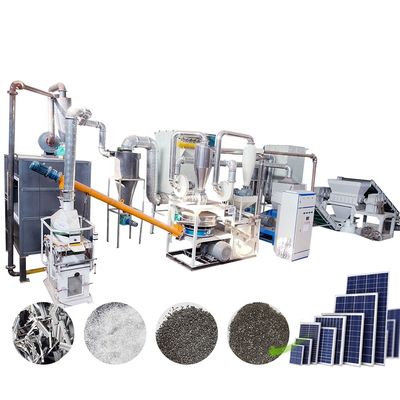 Video Ausgang-Inspektion zur Verfügung gestellt Green Genergy Solar Panel Recycling Plant