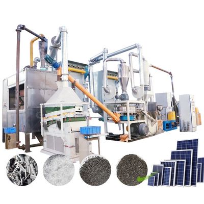 Ausrüstung zur Wiederverwertung von Solarzellen mit hoher Kapazität von 200 bis 1000 kg/h für Vollzell-Monozellen