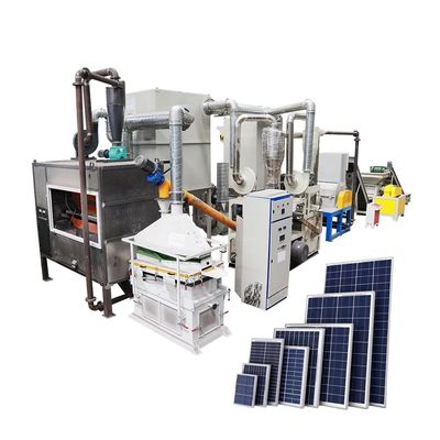 Ausrüstung zur Wiederverwertung von Solarzellen mit hoher Kapazität von 200 bis 1000 kg/h für Vollzell-Monozellen