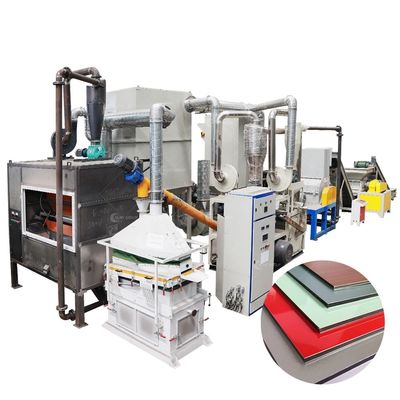 200-1000 kg/h Kapazität Stand-up-Laminate-Taschen-Recyclingmaschine mit 2500 kg Gewicht