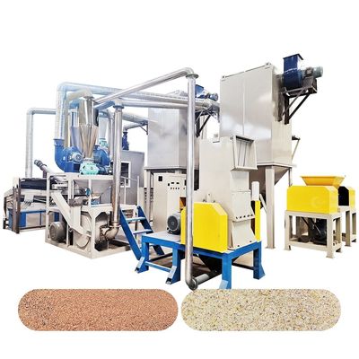 High Purity Copper Waste Circuit Board Recycling Line für Kundenvorgaben