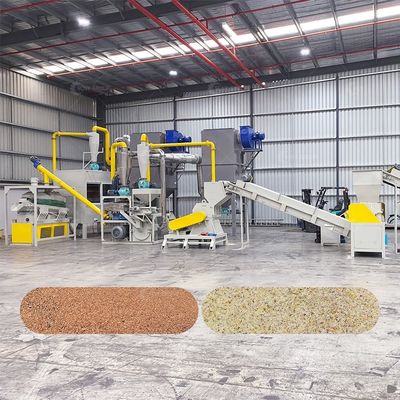 High Purity Copper Waste Circuit Board Recycling Line für Kundenvorgaben
