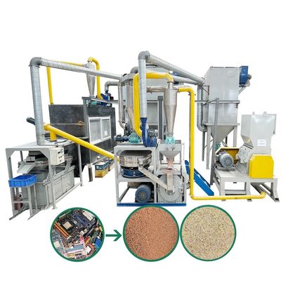 220V/380V/Maßgeschneiderte Spannungsmaschine zum Recycling von PCB-Abfällen zum Zerkleinern und Trennen