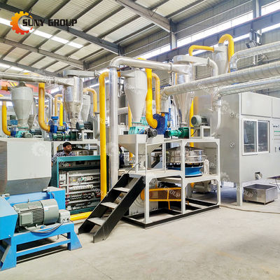 Aluminium-Kunststoff-Abscheidungsanlage für die beste ACP-ACM-Schnitt- und Zerkleinerermaschine