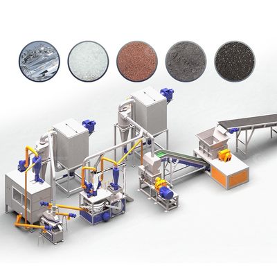 200-1000 kg/h Kapazität Mono-Solarzellen-Recyclingmaschine für PV-Module im Jahr 2024