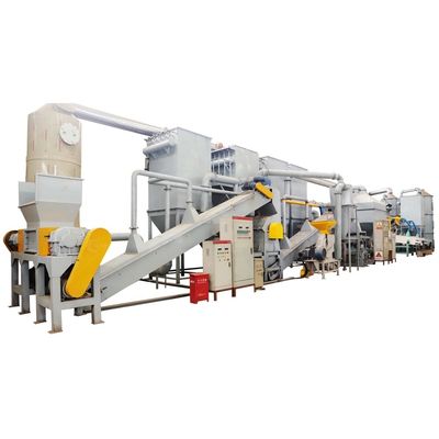 Schrott-Autobatterien-Recyclingmaschine mit PLC-PC-Touchscreen-Steuerung