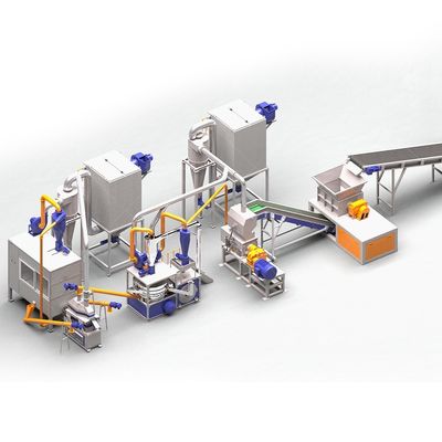 Grüne Energie-Solarzellen-Zellplatten-Recyclinggeräte mit einer Kapazität von 200-1000 kg/h
