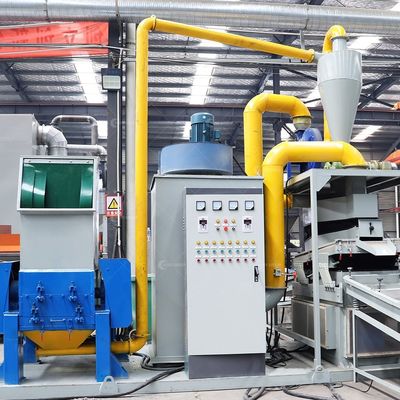 5000 kg Gewichtsabfall Kupferdraht-Recycling-Maschine mit Endprodukt aus Kupfer-Kunststoff