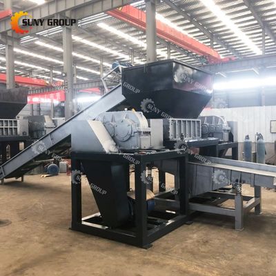 2300KG Doppelwellen-Schredder-Maschine für Metalle Schrott-Metallcrusher für Ihre Anforderungen
