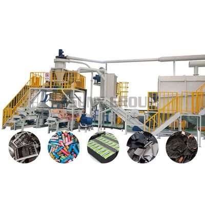 mobile Lithium-Batterierecyclingmaschine für Motorenkernbauteile in geringer Größe