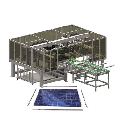 200-1000 kg/h Kapazität Solaranlagen-Recyclingmaschine für die umweltfreundliche Wiederverwertung von PV-Blättern