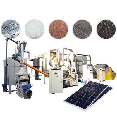 200-1000 kg/h Kapazität Kartonmaterialien Solarzellen Recyclinggeräte für das Recycling