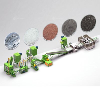 200-1000 kg/h Kapazität Kartonmaterialien Solarzellen Recyclinggeräte für das Recycling