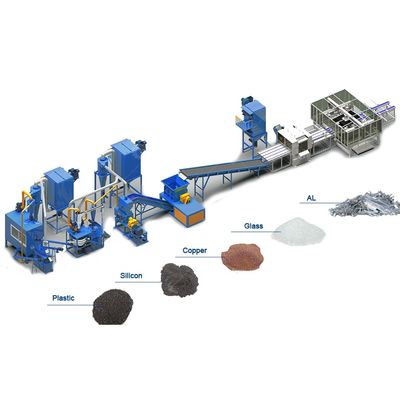 Maschine zum Zerlegen von Solarzellen für die Metallgewinnung in Fertigungsanlagen