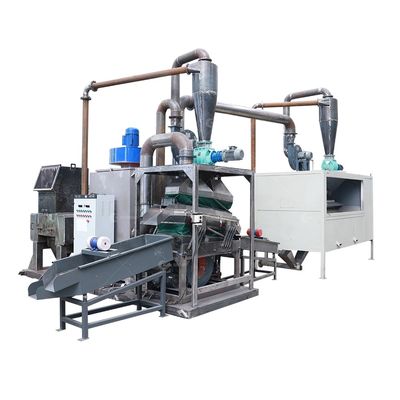 99% Sortierungsrate Elektrostatische Kupferdraht-Schrott-Zerschlagung Recyclingmaschine Kupfer-PVC-Trennungsanlage