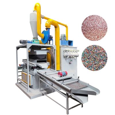 99% Sortierungsrate Elektrostatische Kupferdraht-Schrott-Zerschlagung Recyclingmaschine Kupfer-PVC-Trennungsanlage