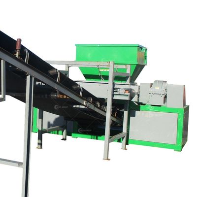 800-5000 kg/h Kapazität Doppelwellen-Schredder für das Recycling von Kupfer-Aluminium-Kühlkörpern