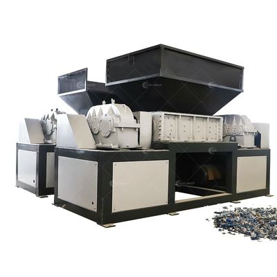 800-5000 kg/h Kapazität Doppelwellen-Schredder für das Recycling von Kupfer-Aluminium-Kühlkörpern