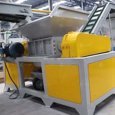 9CrSi/D2/SKD-11 Material Doppelwellen-Schleifmaschine zum Schleifen von Sodaabfällen