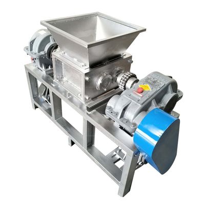 350 kg Gewicht Multifunktionsabfallschredder für Schrottmetall Stahl Doppelwelle