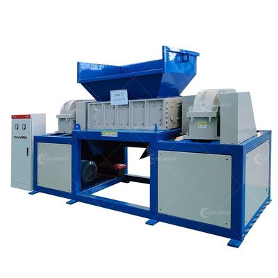 15kW Doppelwellen-Schrottmaschine Metallzerstörer für Gebrauchtwagen-Schalenschredder