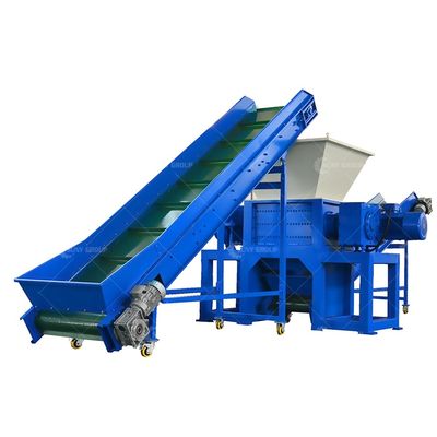 800-5000 kg/h Kapazität Doppelwellen-Schredder zur Lieferung von Festplatten und Aluminiumdosen