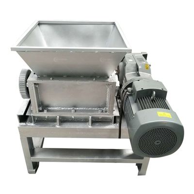 Kompaktes Design 380V/50Hz Spannung Mini Doppelschacht-Schredder für die Kleinproduktion