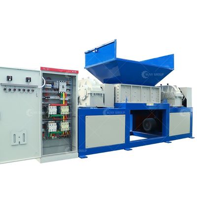 9CrSi/D2/SKD-11 Blades Double Shaft Shredder für Kunststoffreifen, Holz und Metallschrott