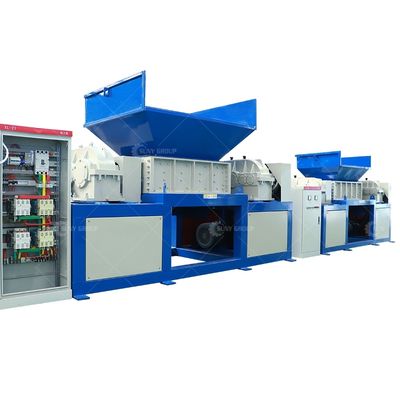 9CrSi/D2/SKD-11 Blades Double Shaft Shredder für Kunststoffreifen, Holz und Metallschrott